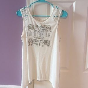 White elephant tank top